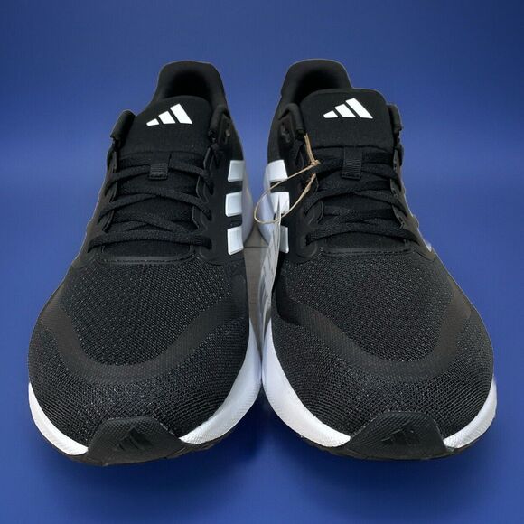 Adidas RUNFALCON 5 CLOUDFOAM Running Sneakers Shoes Black White Mens Size 12 New main image 8